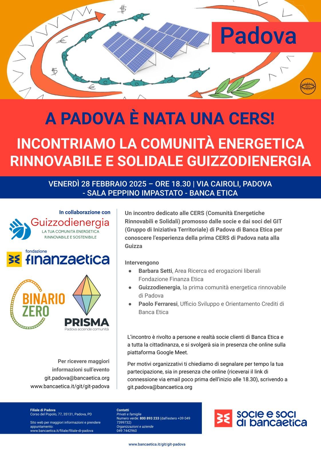 A Padova \u00e8 nata una CERS! Incontriamo la Comunit\u00e0 Energetica Rinnovabile e Solidale Guizzodienergia