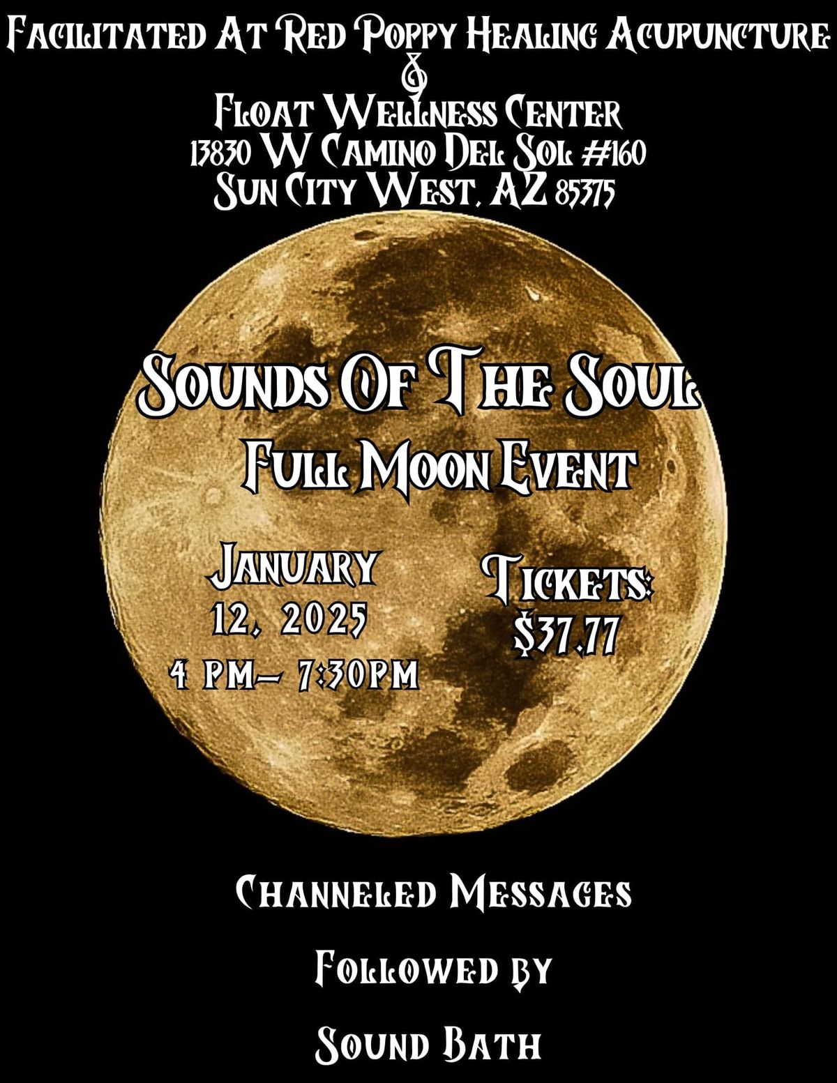 Sounds of the Soul Full Moon Event