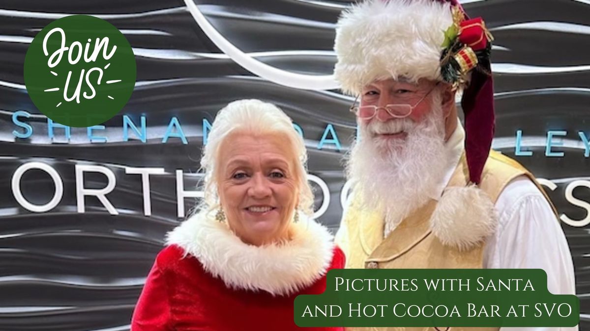 Pictures with Santa and Hot Cocoa at SVO