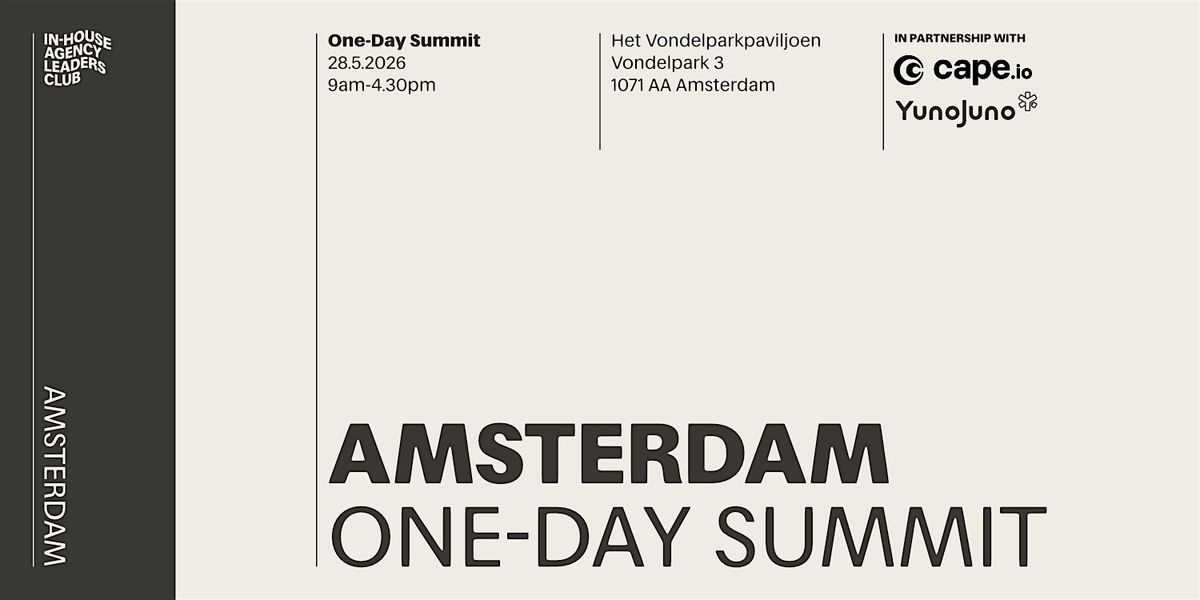 Spring Amsterdam One-Day Summit