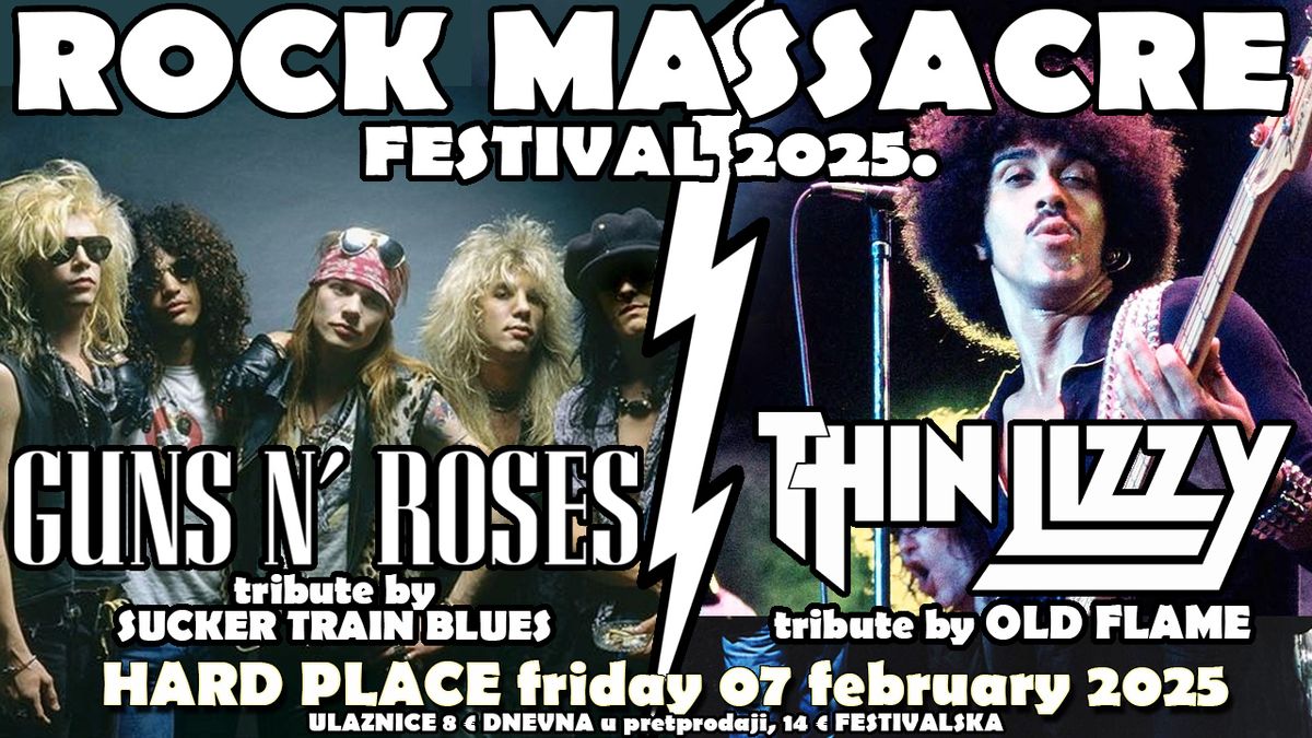 ROCK MASSACRE FESTIVAL - Guns'n'Roses vs. Thin Lizzy,