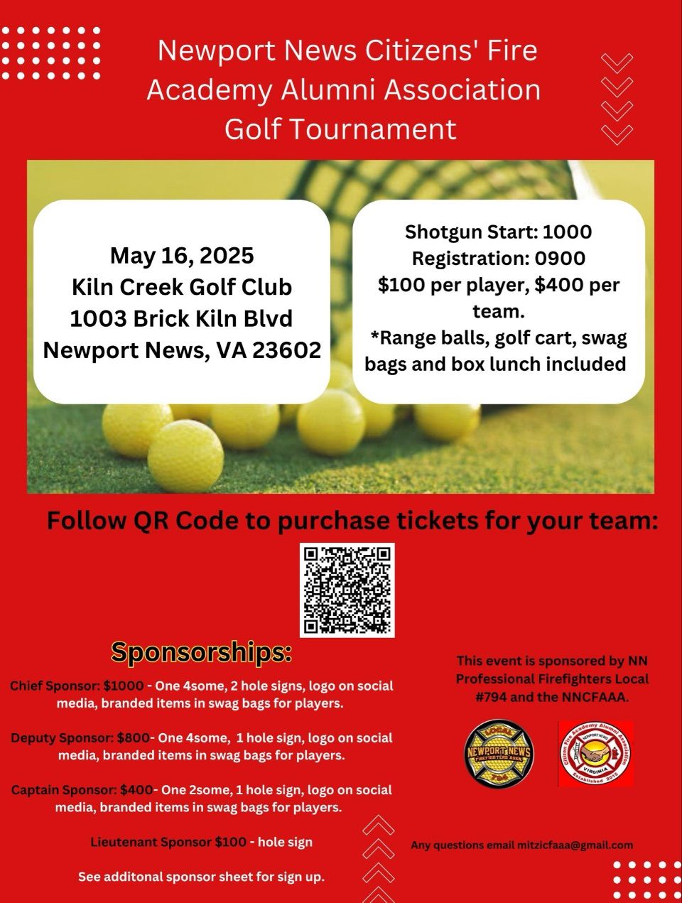 Newport News Citizens\u2019 Fire Academy Alumni Association Golf Outing