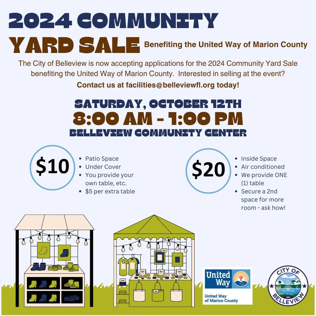 Community Yard Sale benefiting the United Way of Marion County