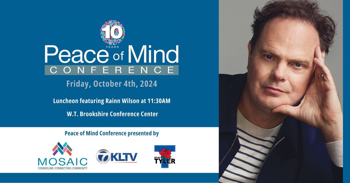 10th Anniversary Peace of Mind Luncheon with Rainn Wilson