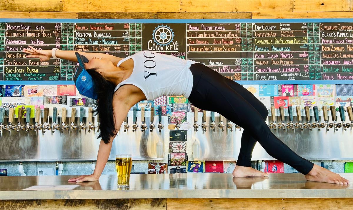 Sip n Stretch Saturday Yoga!