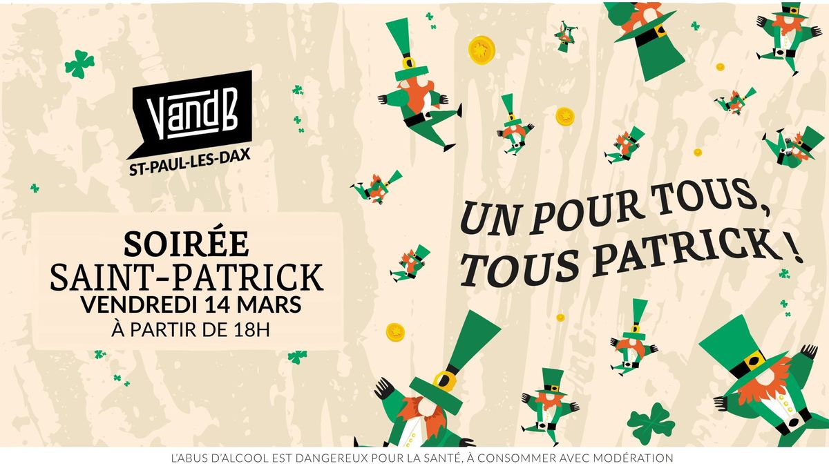 Soir\u00e9e Saint-Patrick + Concert \u2618\ufe0f\ud83c\udfb6