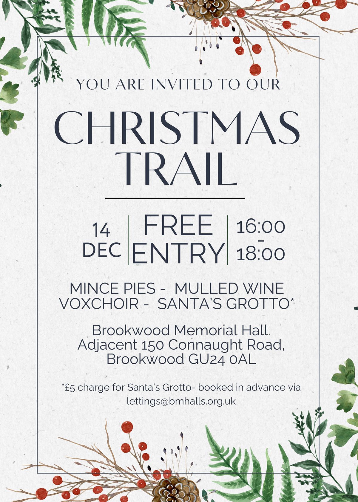 Christmas Trail & Santa's Grotto