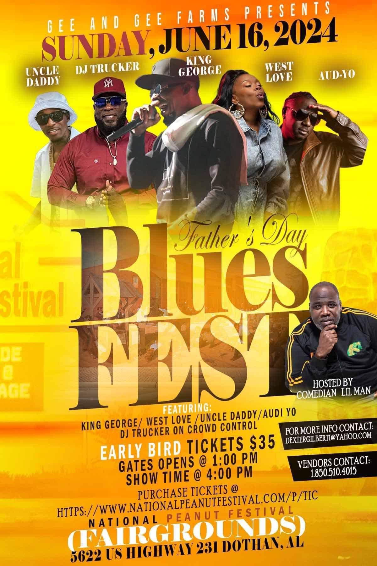 2024 Father\u2019s Day Blues Fest starring King George, West Love, Erealist, Audi-yo and More