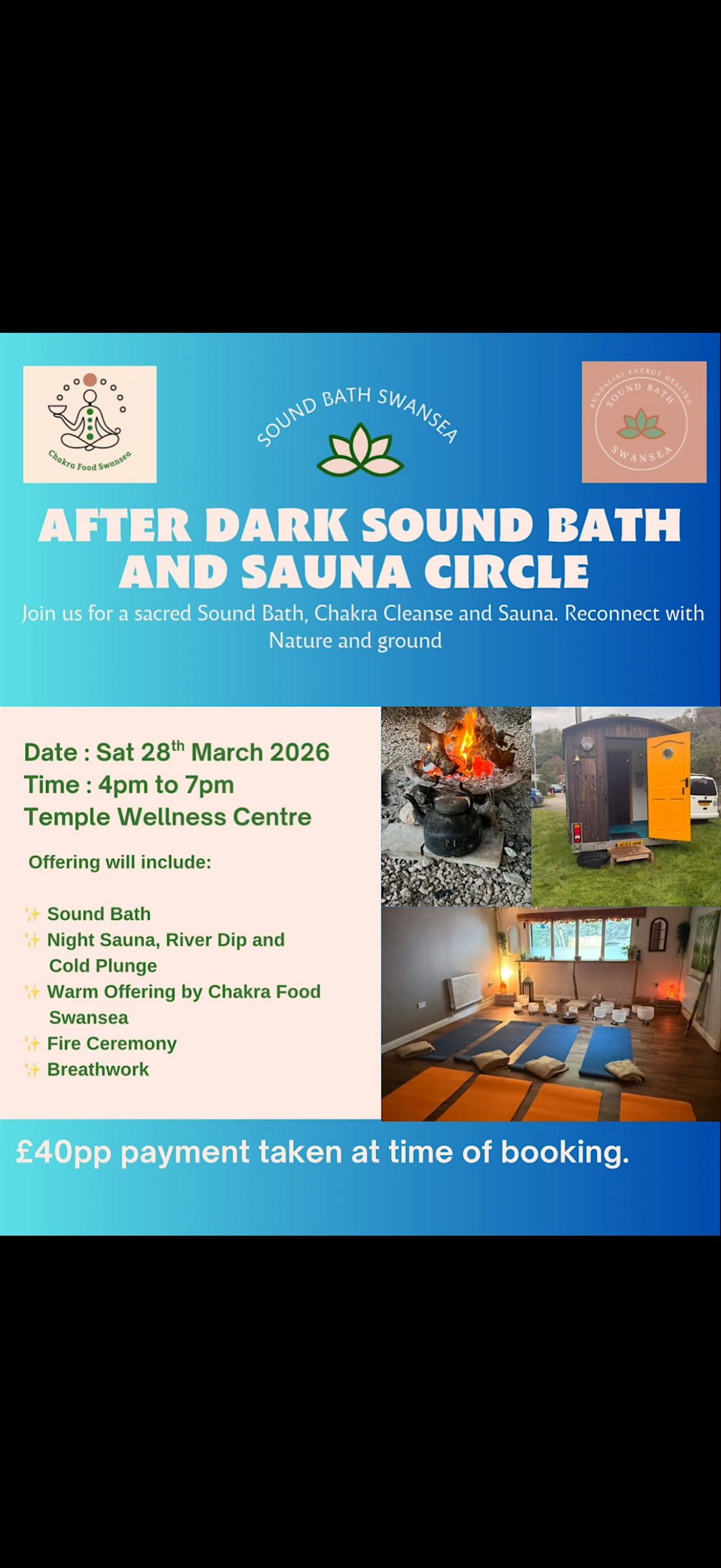 After Dark Sauna and Sound Bath Circle 28.03.26