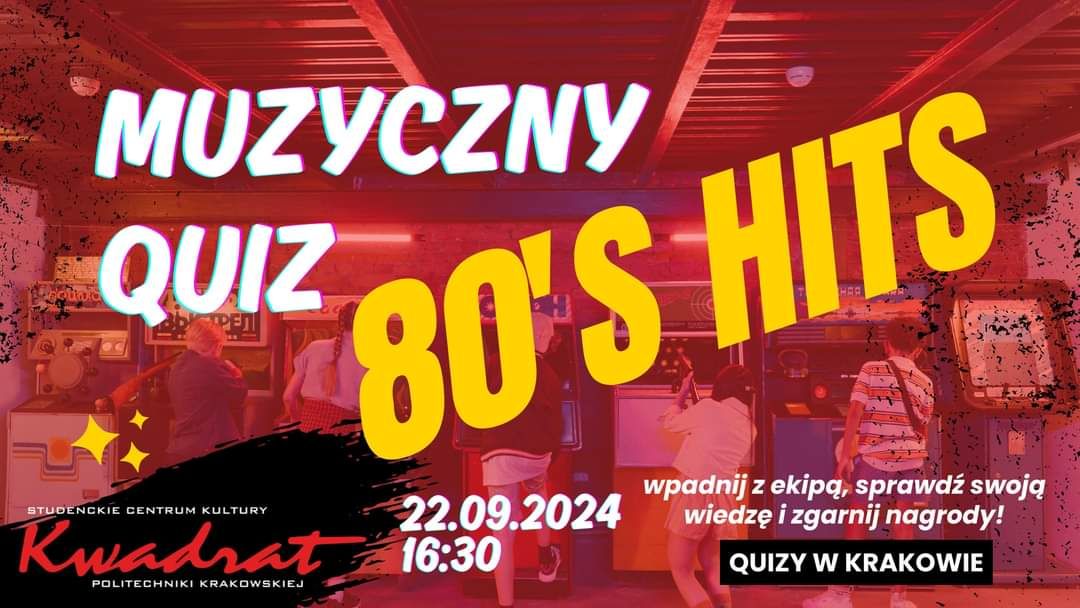 80's HITS - MUZYCZNY QUIZ z nagrodami