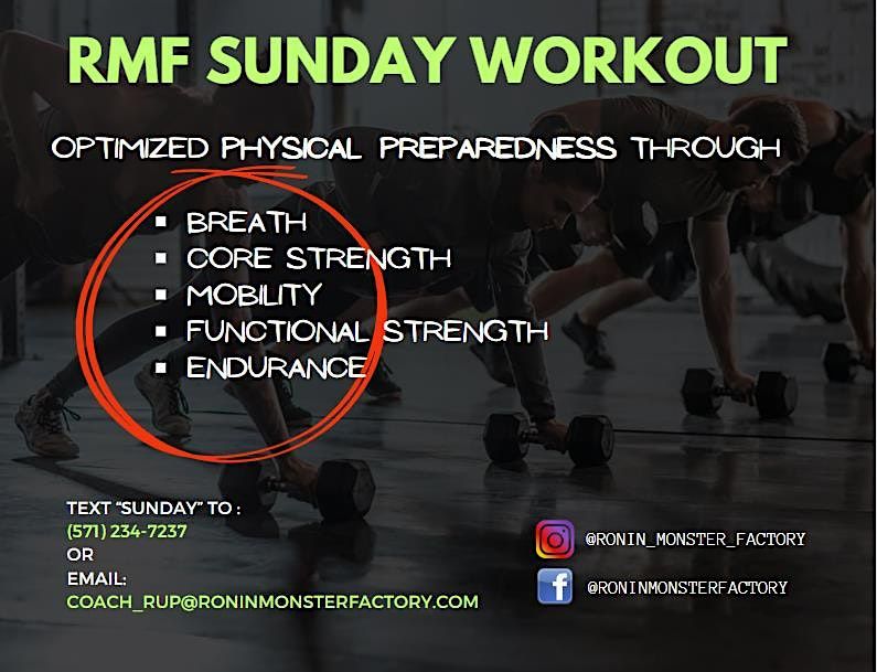 R.M.F. Sunday Workout