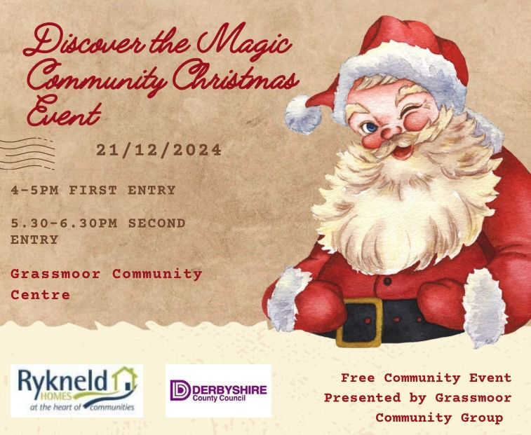 Community Christmas Event by Grassmoor Community group. 