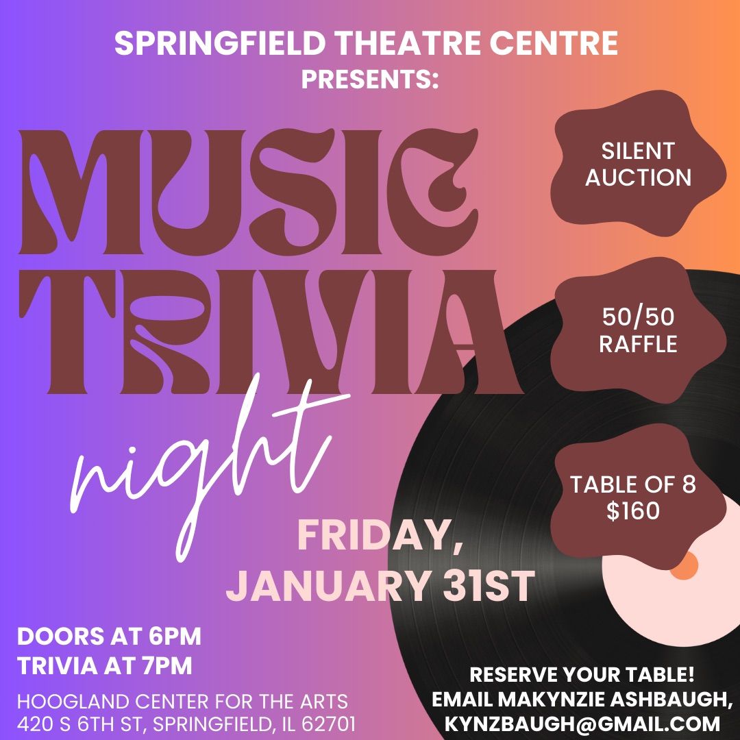 STC Trivia Night 2025: Music Trivia