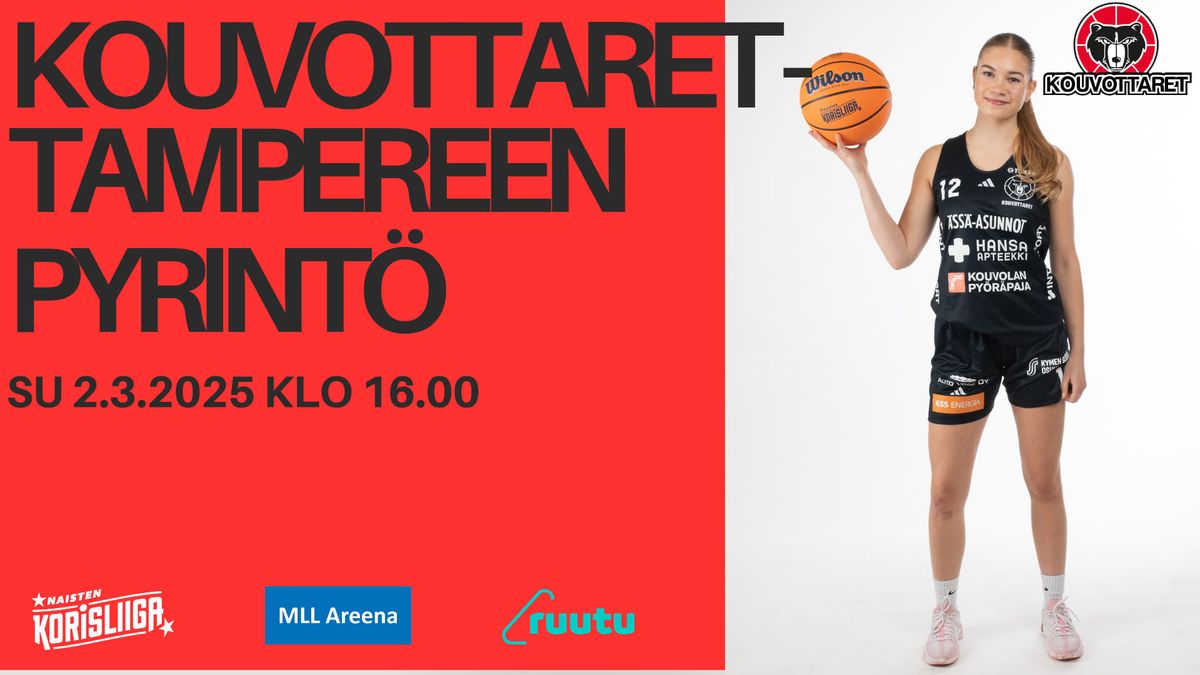 Naisten Korisliiga: Kouvottaret - Tampereen Pyrint\u00f6