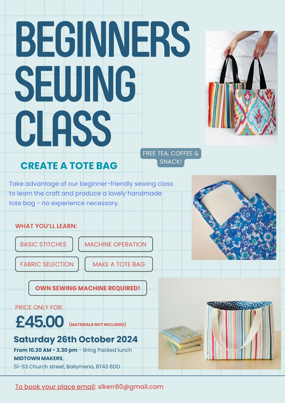 Beginners Sewing Class