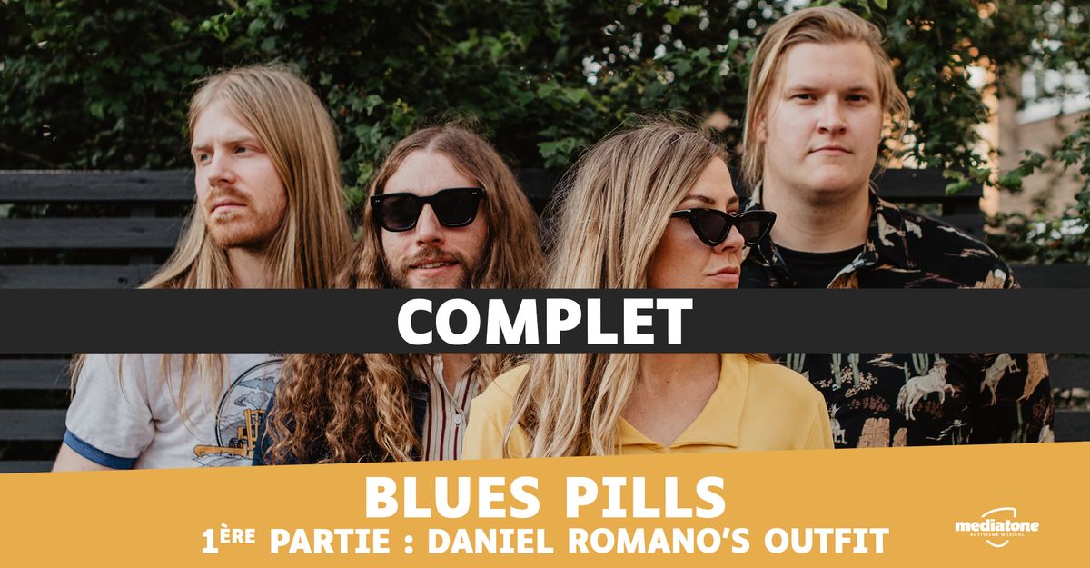 [COMPLET] BLUES PILLS + DANIEL ROMANO'S OUTFIT en concert au March\u00e9 Gare 