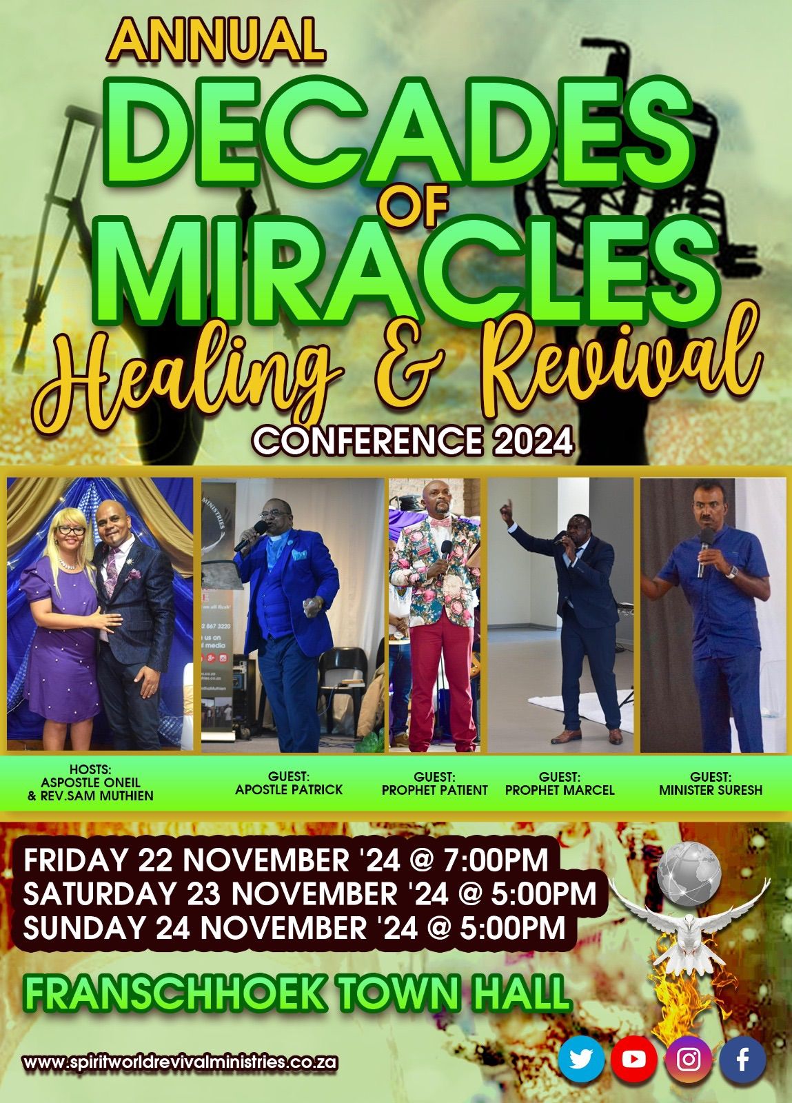 DECADES OF MIRACLES; HEALING AND REVIVAL CONFERENCE 2024