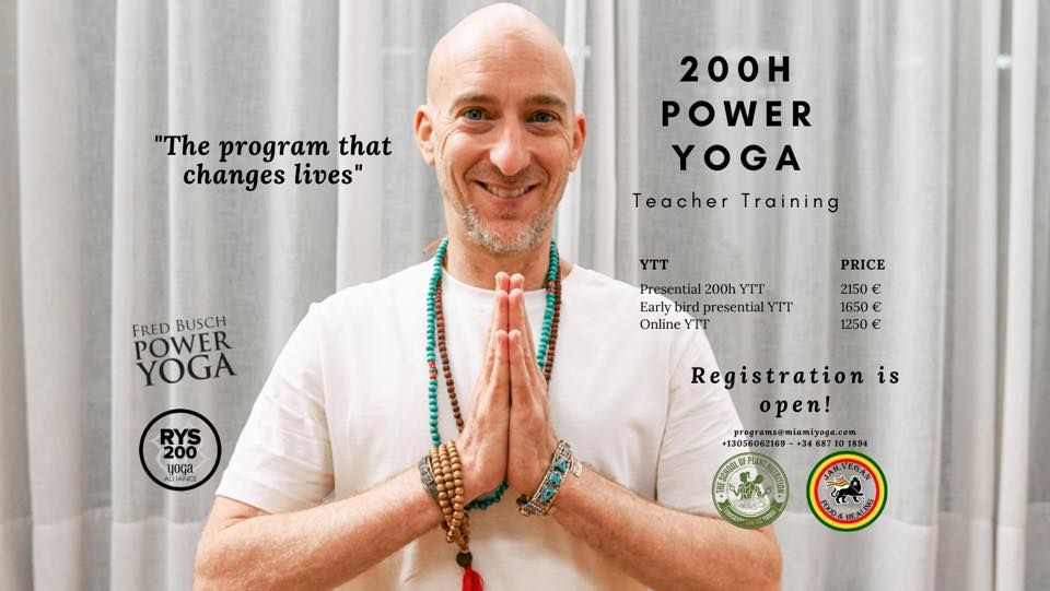 200h Power Yoga Teacher Training with Fred Bush