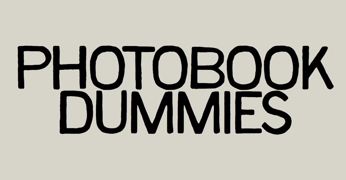 Small Victories - January Photobook Dummies Meetup