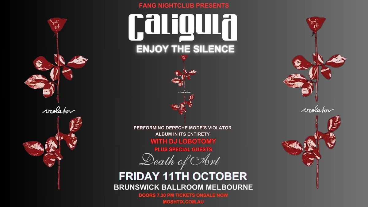 Caligula Enjoy The Silence Tour Melbourne