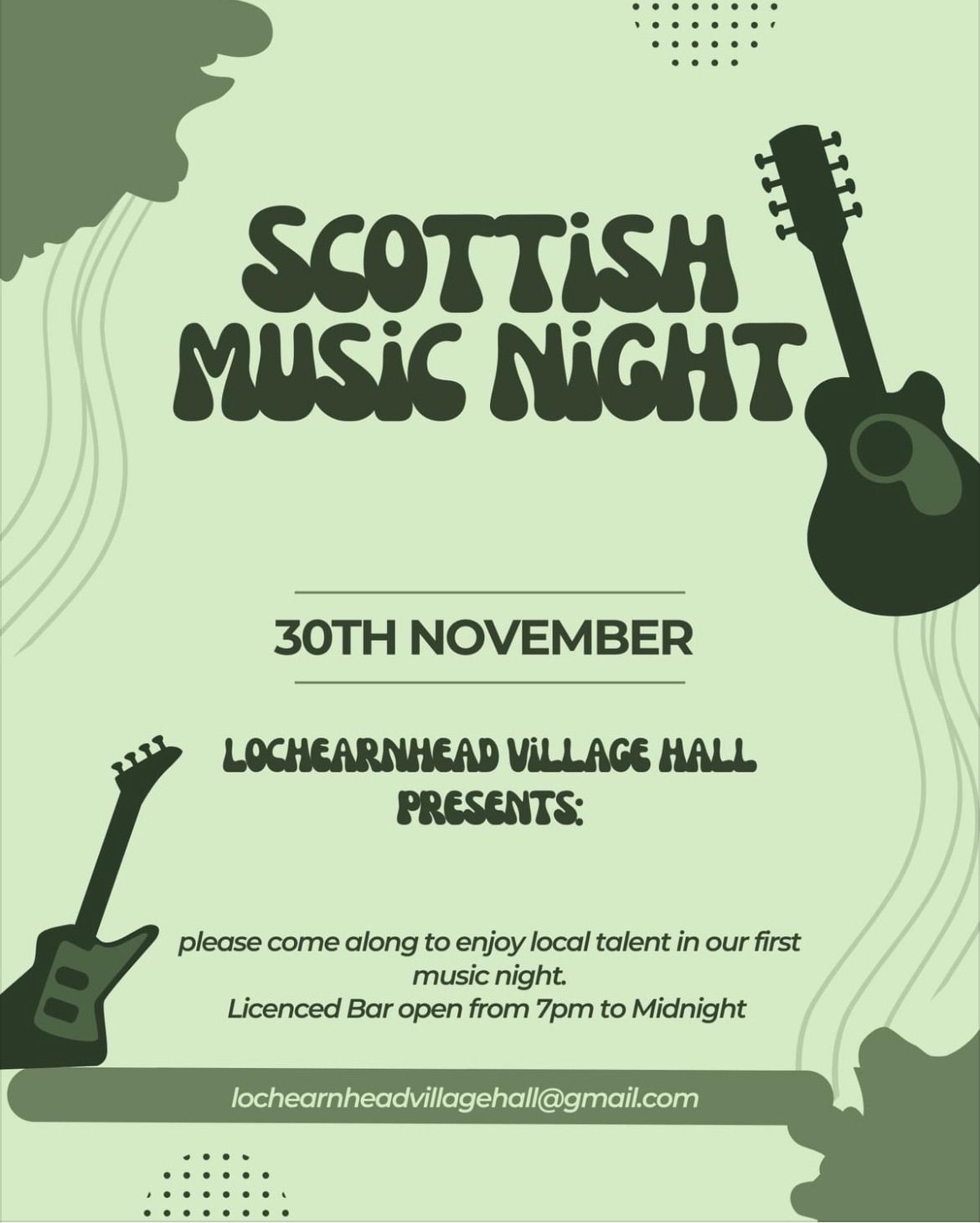 Lochearnhead music night