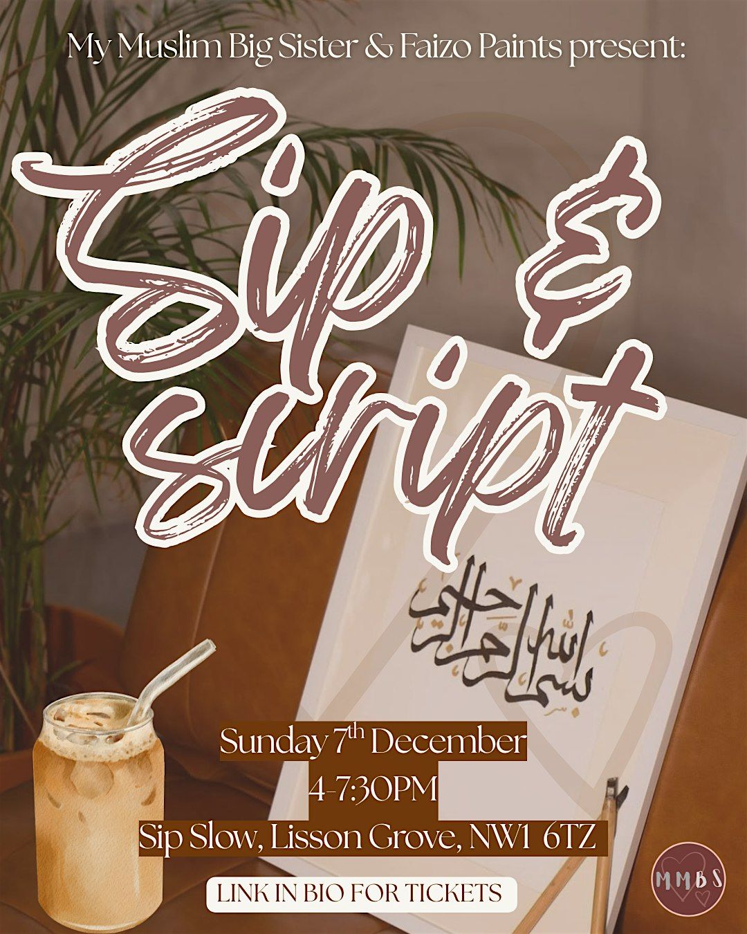 My Muslim Big Sister: Sip & Script w FaizoPaints
