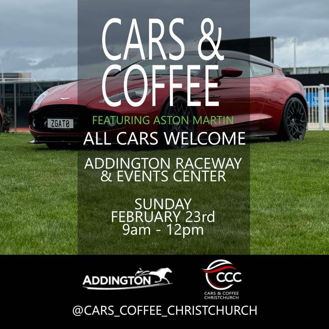 Christchurch February Cars and Coffee featuring Aston Martin 