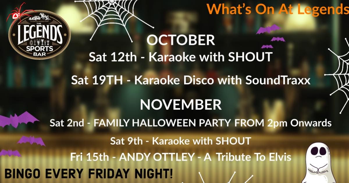 Karaoke @ Legends Bar Stonham with Shout & Sarah May 