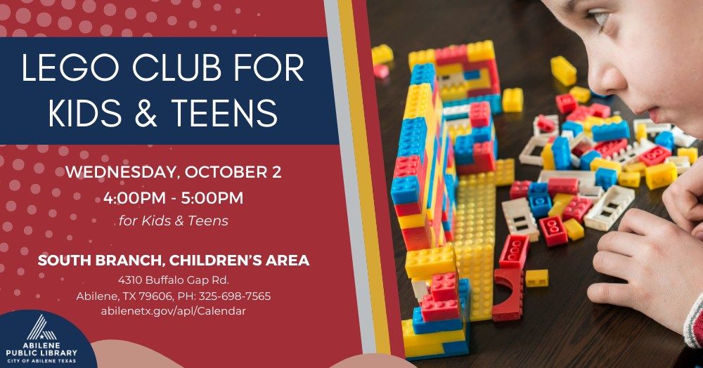 LEGO Club (South Branch)