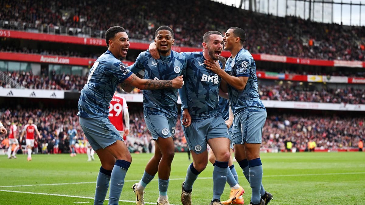 Aston Villa FC at Arsenal FC at Emirates Stadium