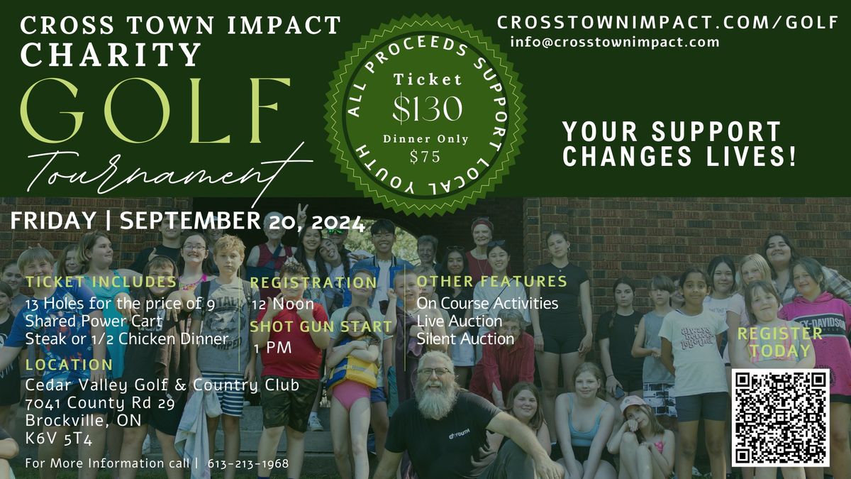 Cross Town Impact | Charity Golf Tournament 