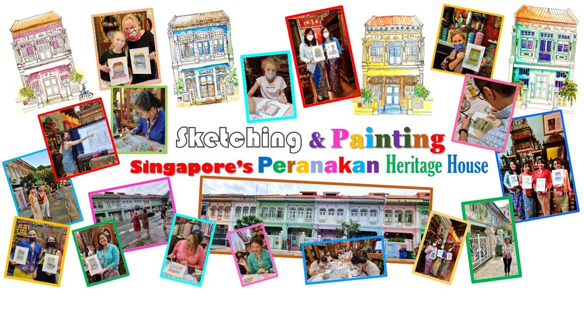 Sketching\/Painting & Learn the History of Singapore's Peranakan Heritage Houses (19th Oct 2024)