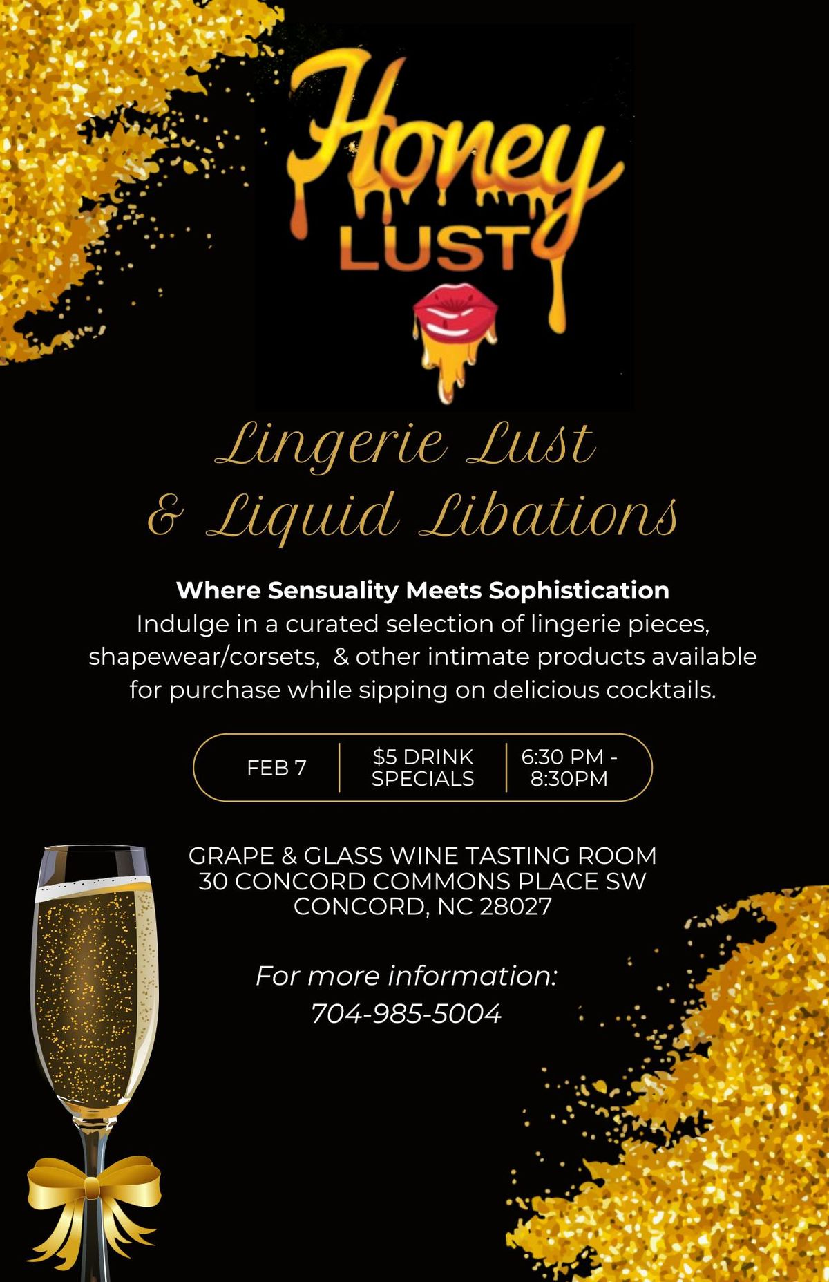 Lingerie Lust & Liquid Libations