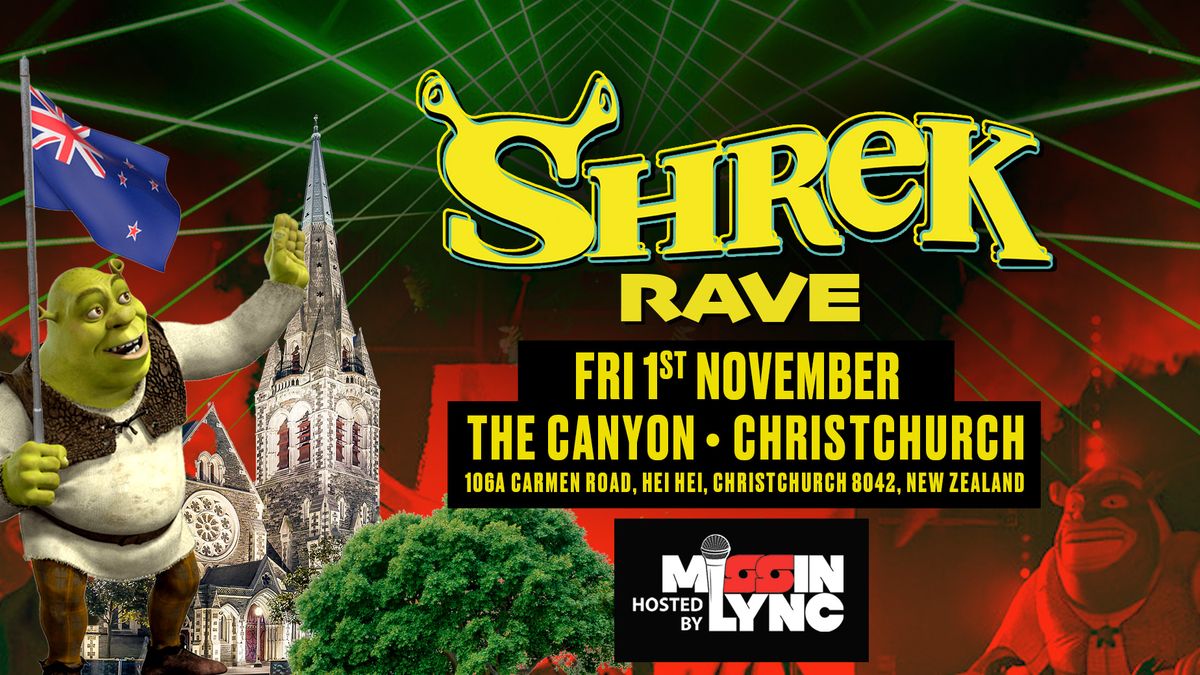 Shrek Rave Is Coming To Christchurch!