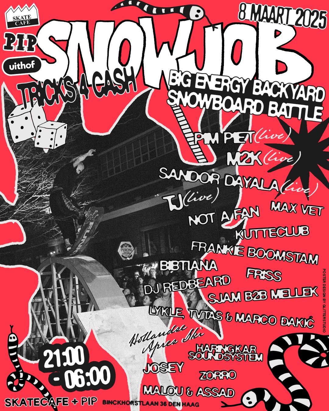 PIP & Skatecafe: SNOWJOB