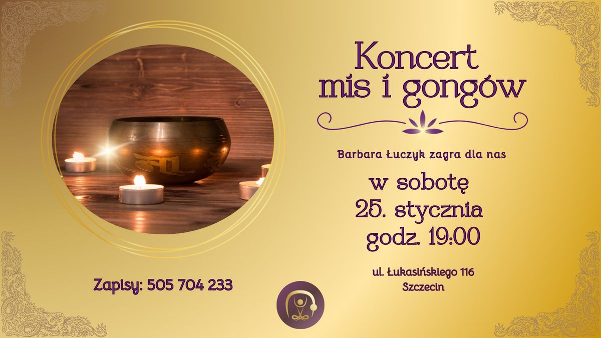 Relaksacyjny koncert mis i gong\u00f3w w wykonaniu Barbary \u0141uczyk