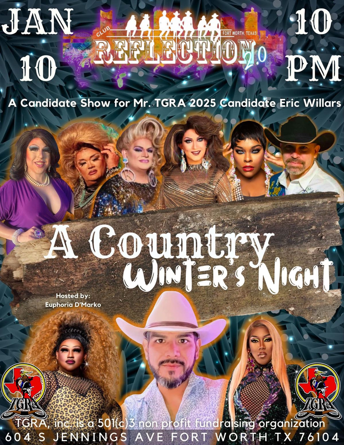 Club Reflections 2.0 Presents: A Country Winters Night. A Candidate Show for Eric Willars