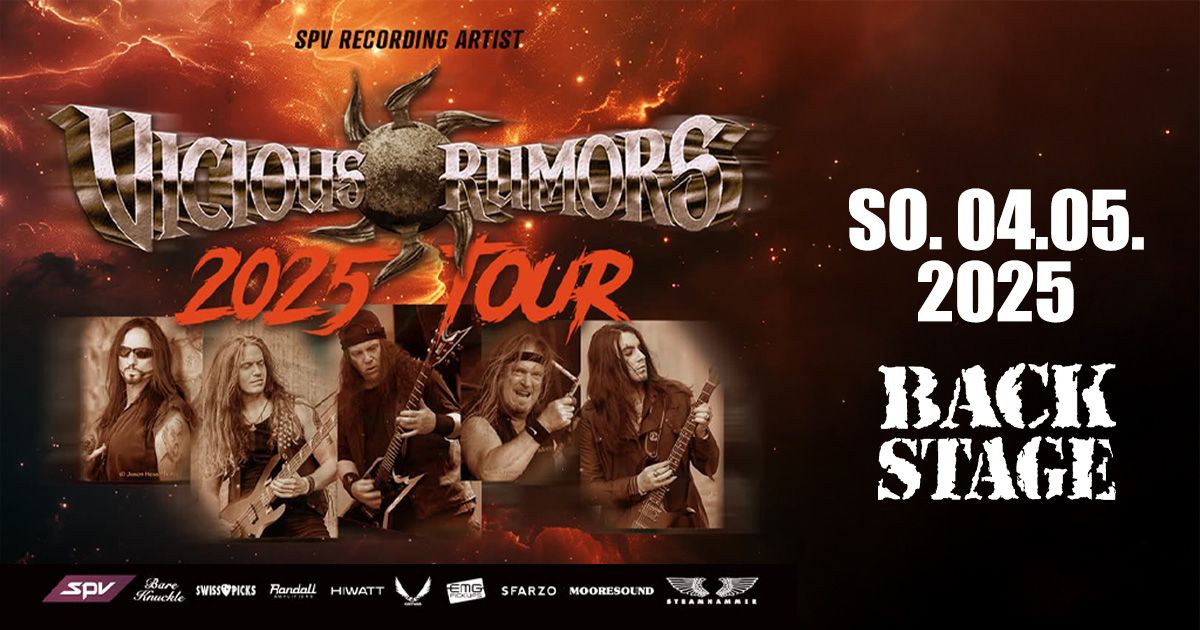 VICIOUS RUMORS | TOUR 2025 | BACKSTAGE M\u00dcNCHEN 2025