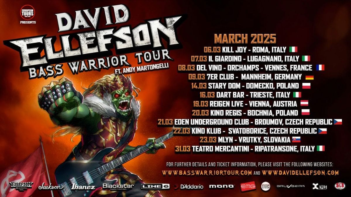 David Ellefson (Megadeth) ve Svatobo\u0159ic\u00edch!