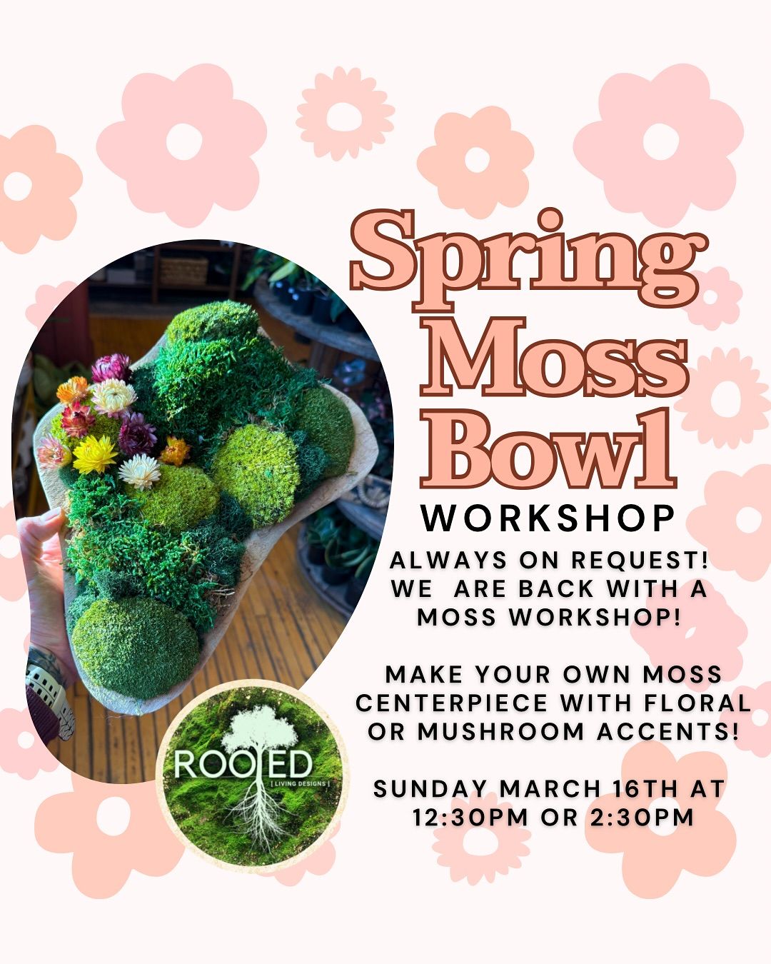 SPRING MOSS BOWL WORKSHOP