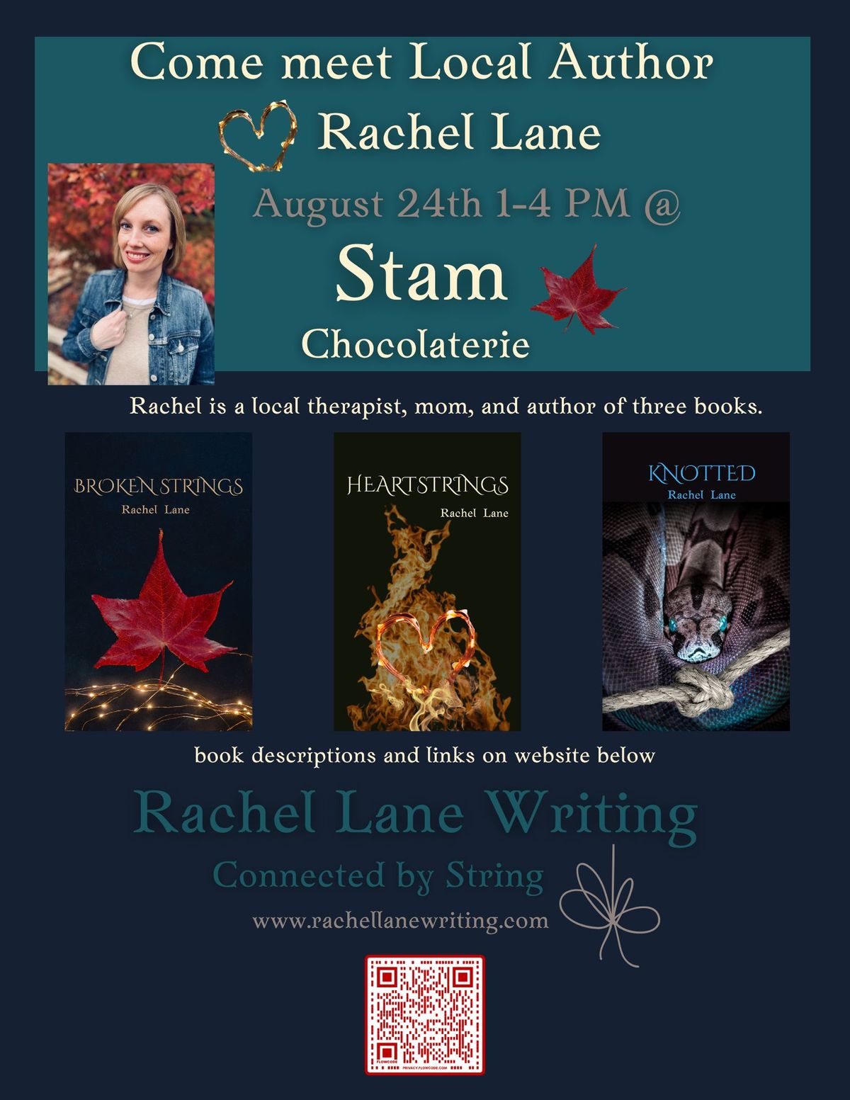 Rachel Lane book signing