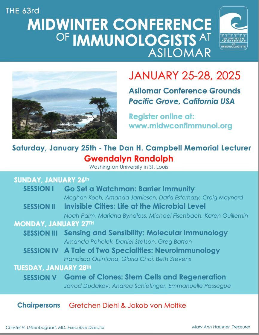 63rd Midwinter Conference of Immunologists