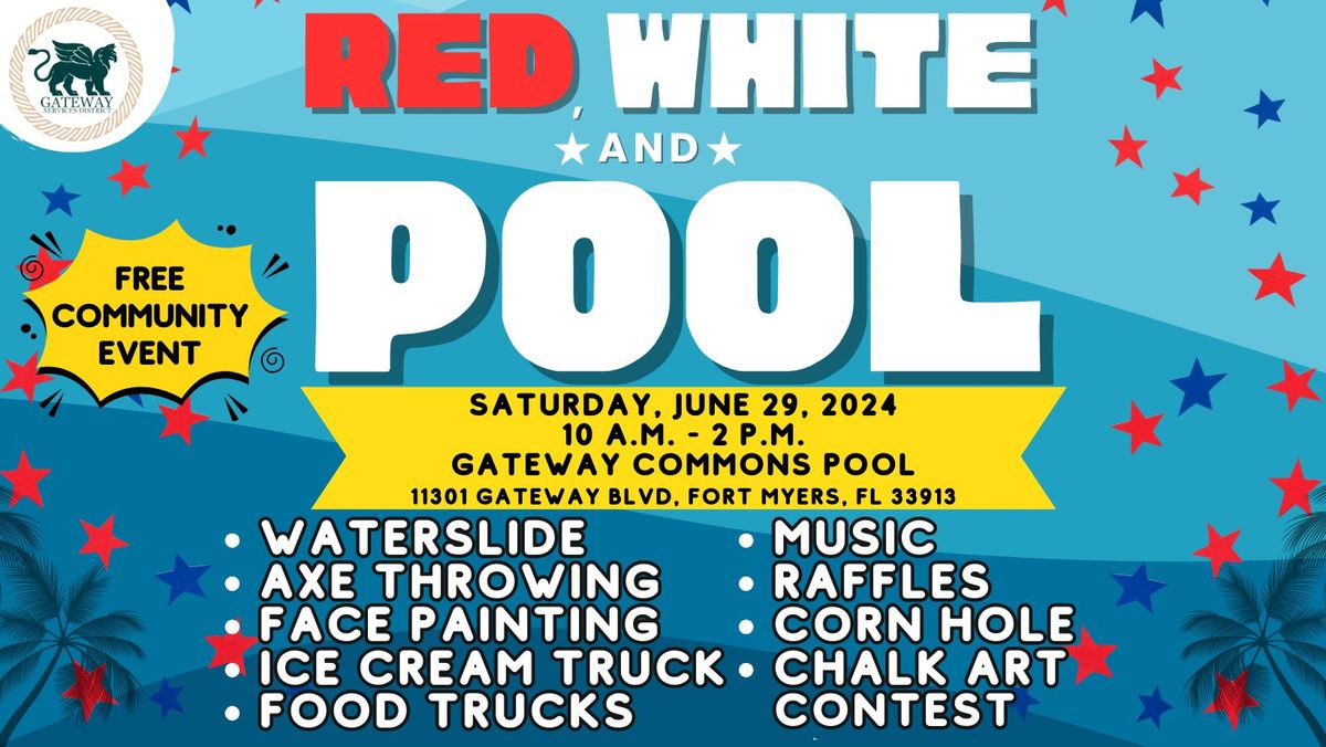 Red, White & Pool: Pre-4th of July Celebration!