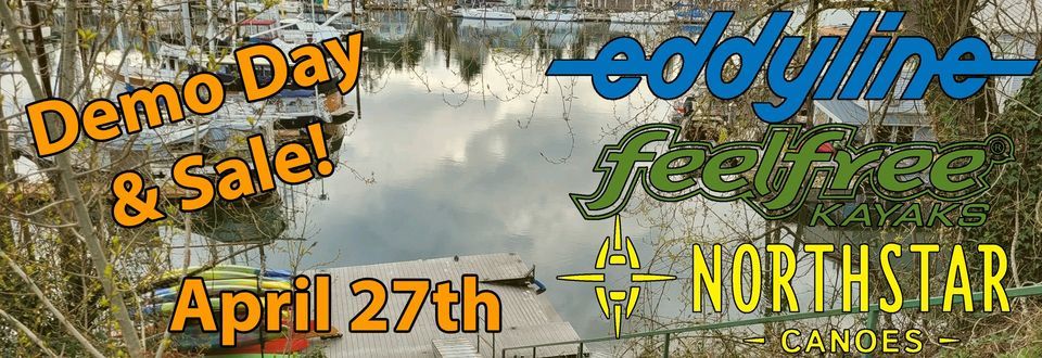 Demo Day!  Eddyline & FeelFree kayaks!