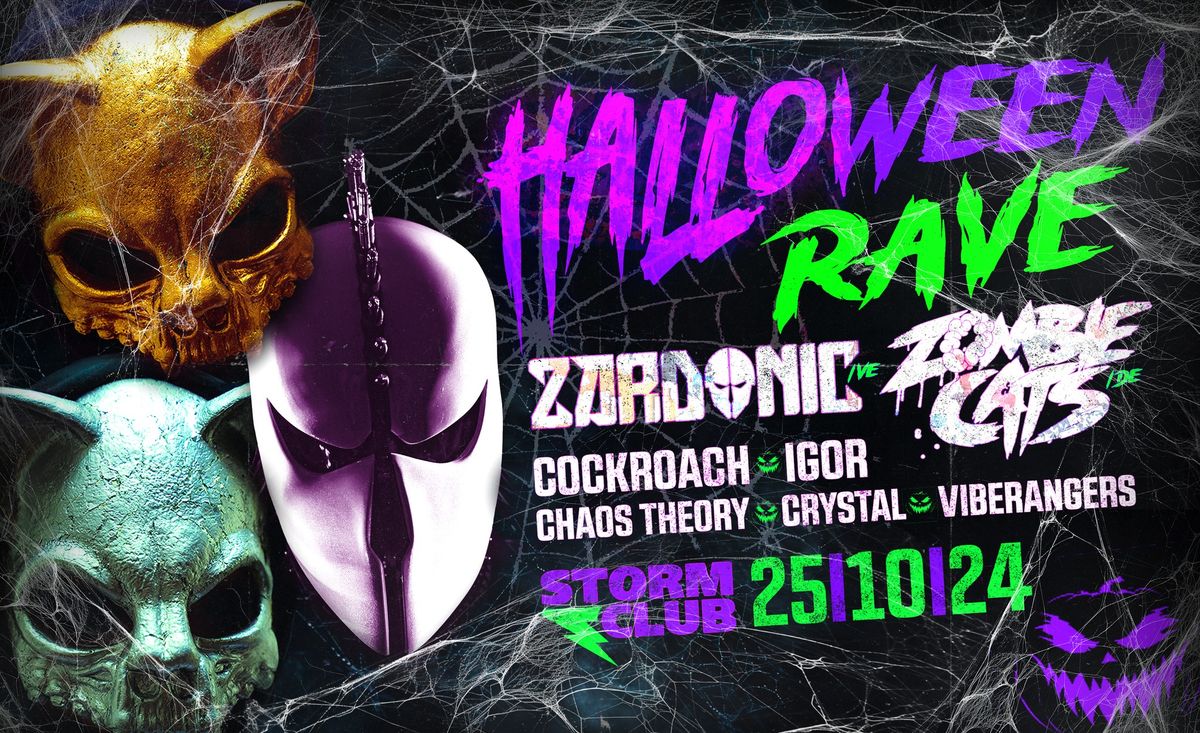 Halloween Rave 360\u00b0 w\/ Zardonic \/VE\/ & Zombie Cats \/DE\/ | 25.10.24 | Storm Club Prague