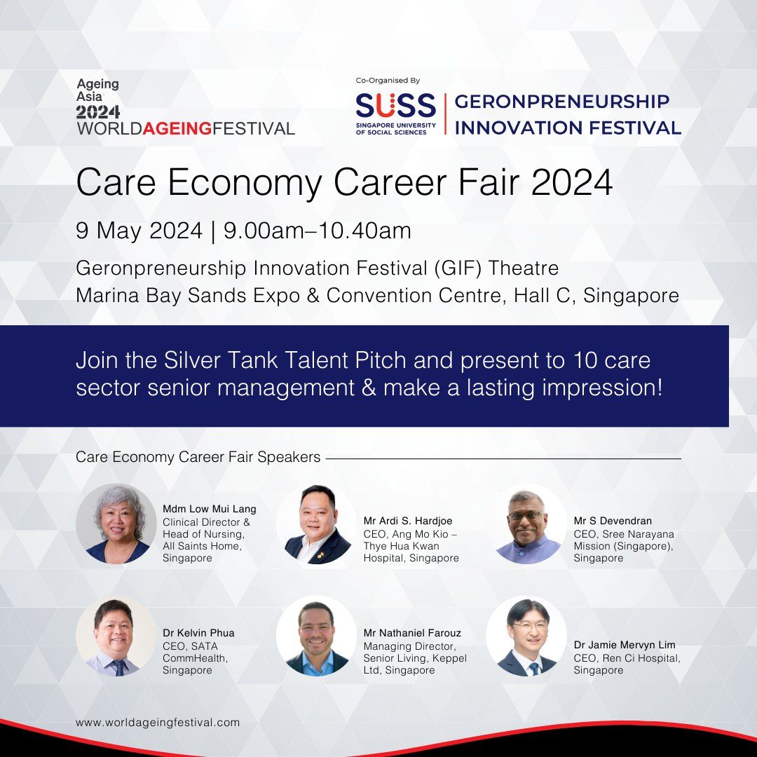 Care Economy Career Fair 2024 @ World Ageing Festival