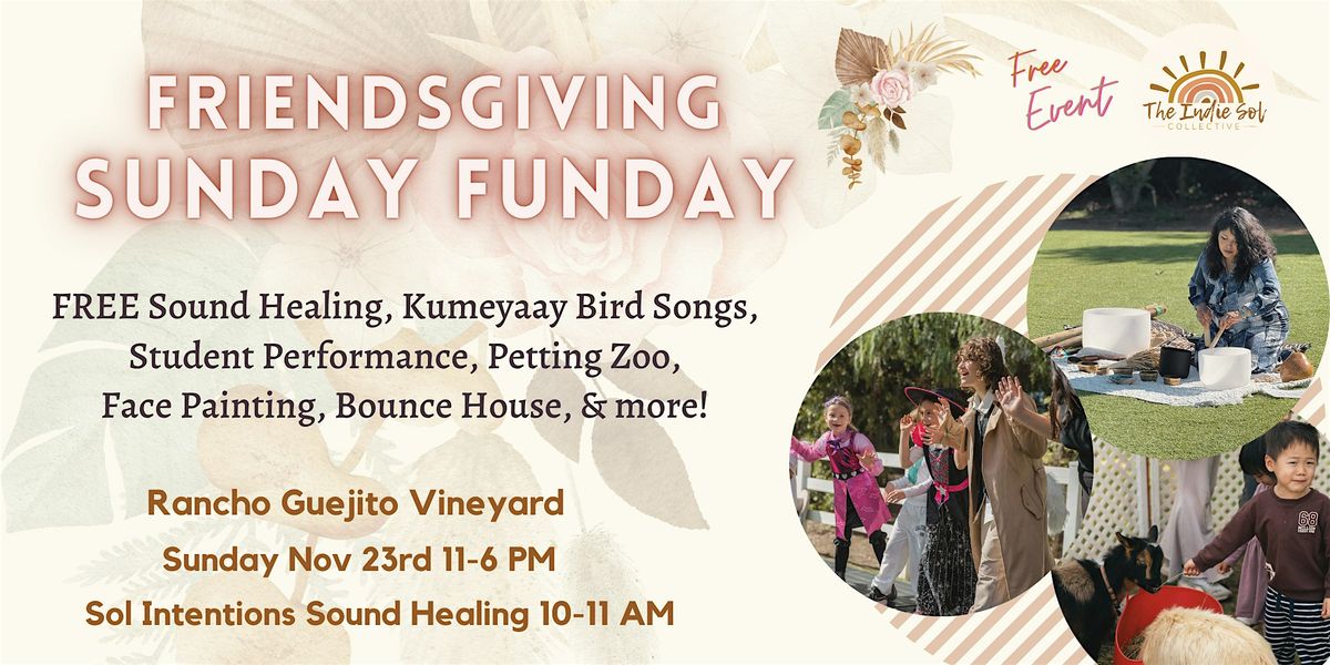 Sunday Funday Friendsgiving