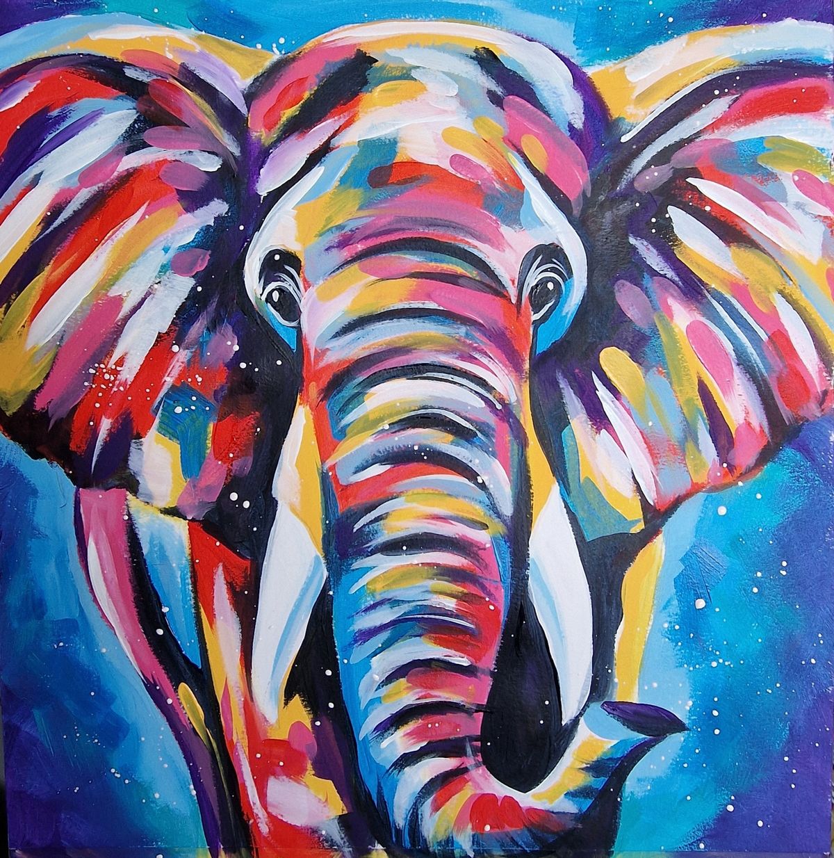 Maunsell Lock Tea Rooms Elephant paint event