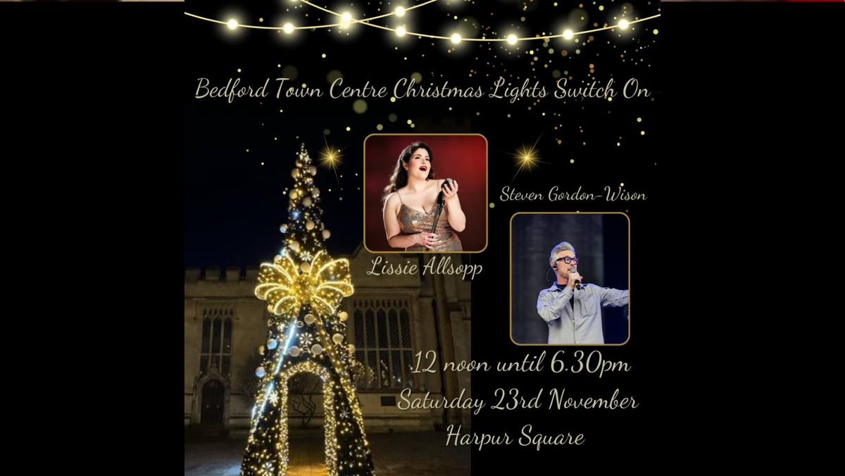 Bedford Town Centre Christmas Lights Switch On