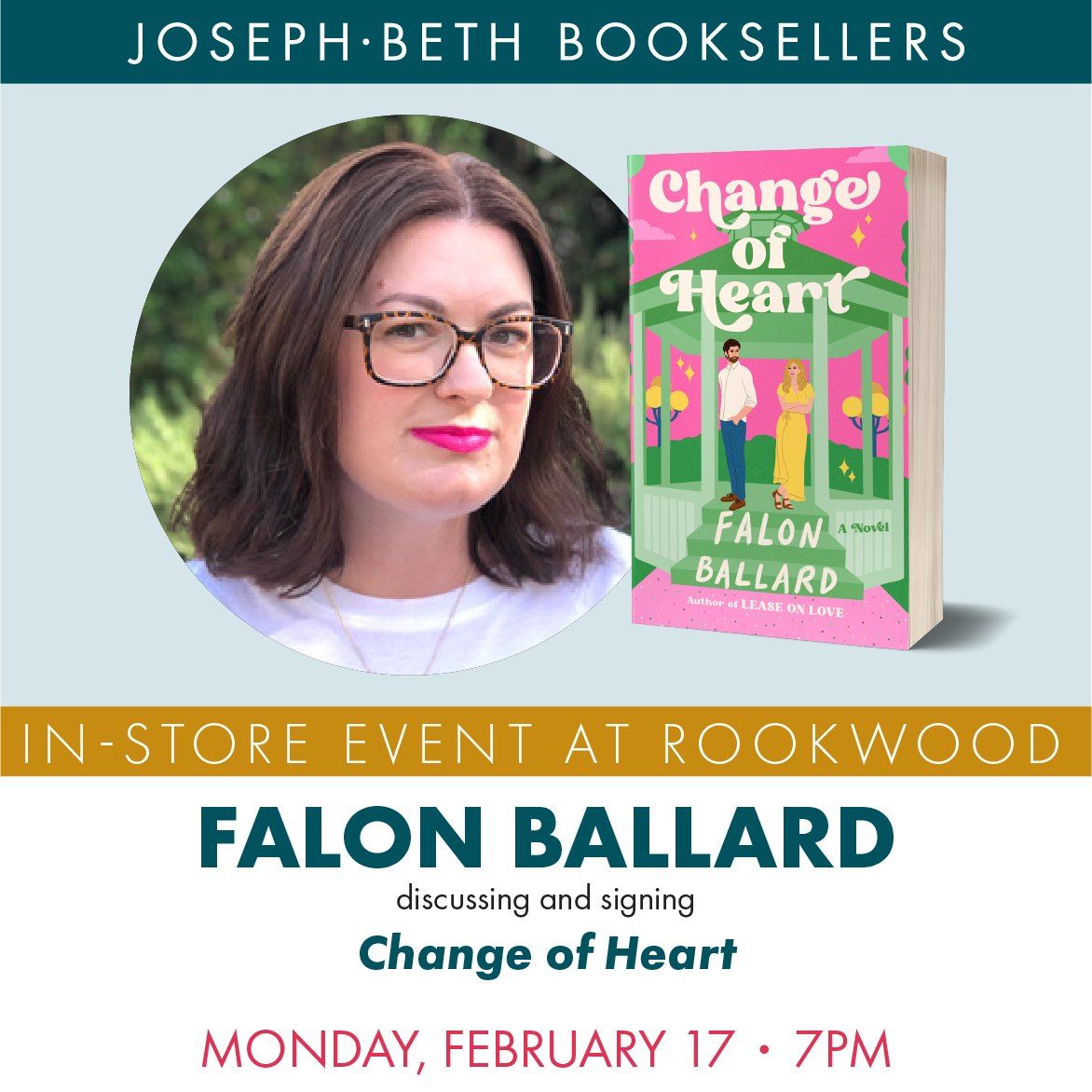 Falon Ballard discussing and signing Change of Heart